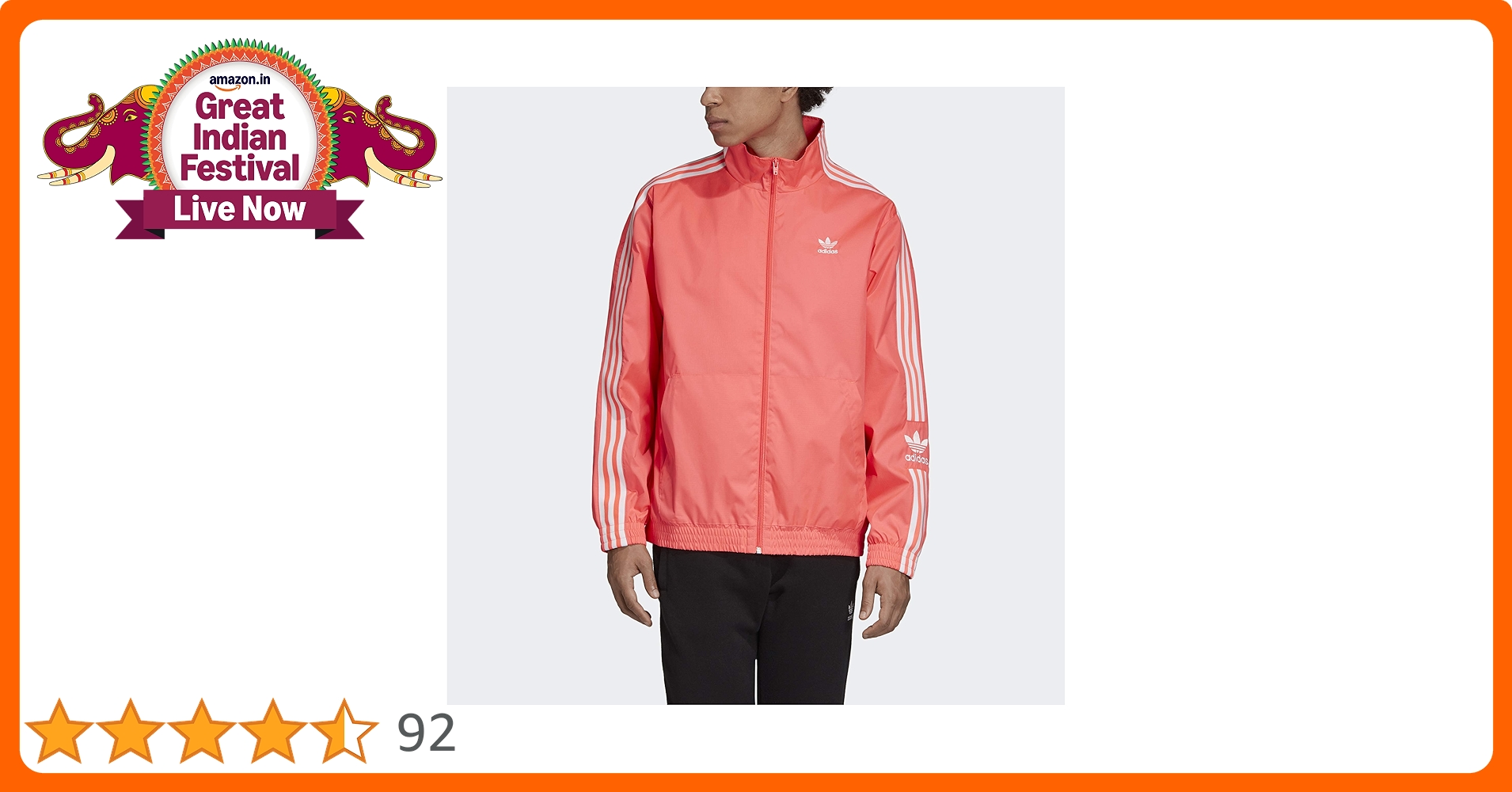 Buy adidas Originals Men's Lock Up Track Top Jacket, black